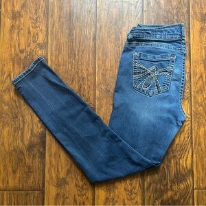 Wallflower Women's Blue Skinny Jeans